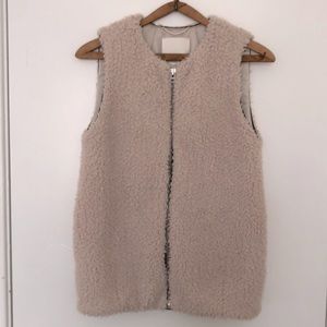 Wilfred Faux sheepskin vest